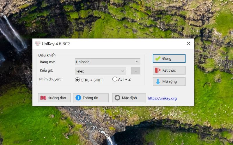 Khởi động lại UniKey hoặc máy tính