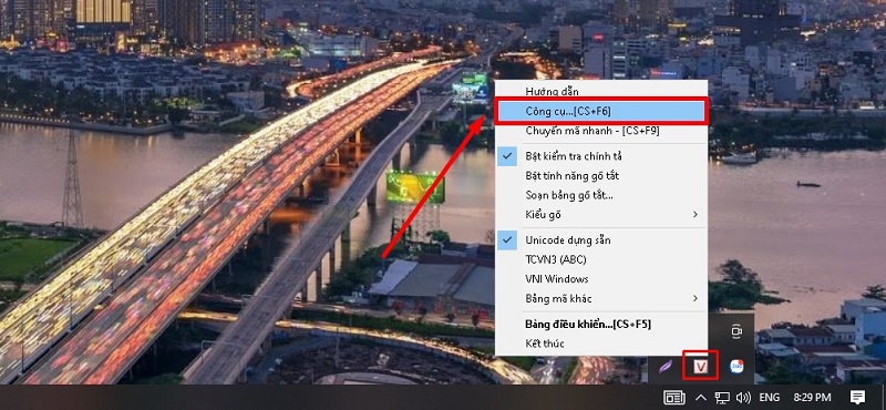 Mở Unikey Toolkit