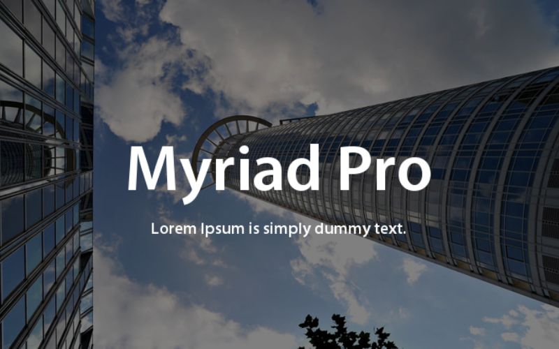 cách cài đặt font chữ Myriad Pro Việt hóa