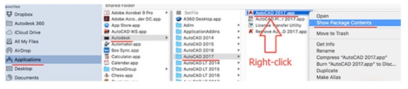 Hướng dẫn cách tải font AutoCAD cho máy MAC