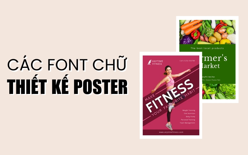 font chữ thiết kế poster