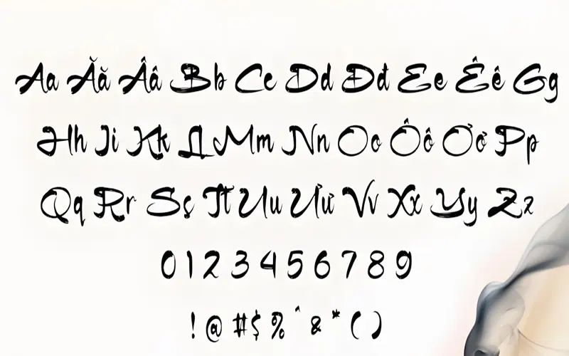 Giới thiệu về font thư pháp việt hóa