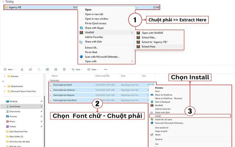 Hướng dẫn tải font chữ truyện tranh đơn giản