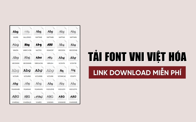 tải font VNI