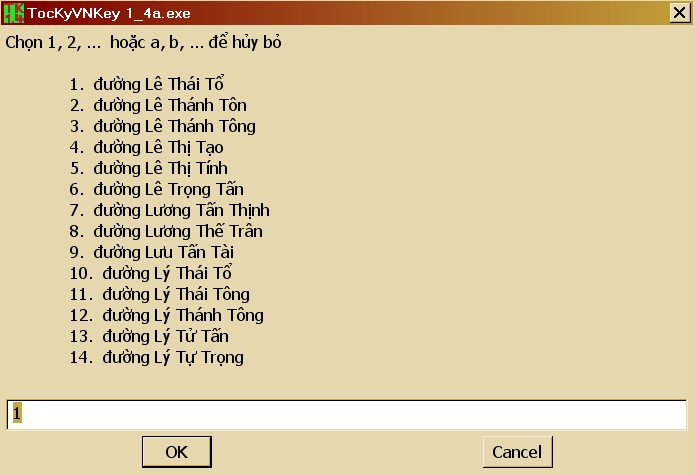 phần mềm gõ tiếng Việt TocKyVNKey