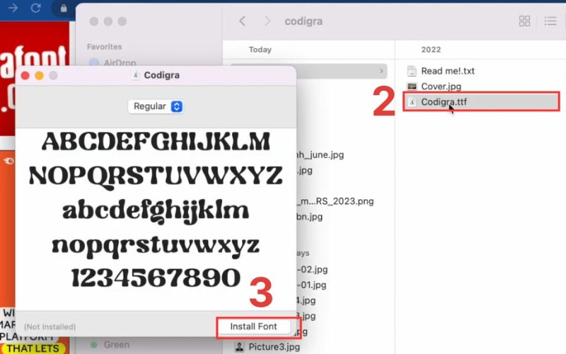Cài đặt SVN font Việt hóa trên MacOS