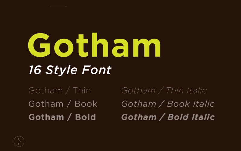 Font SVN-Gotham
