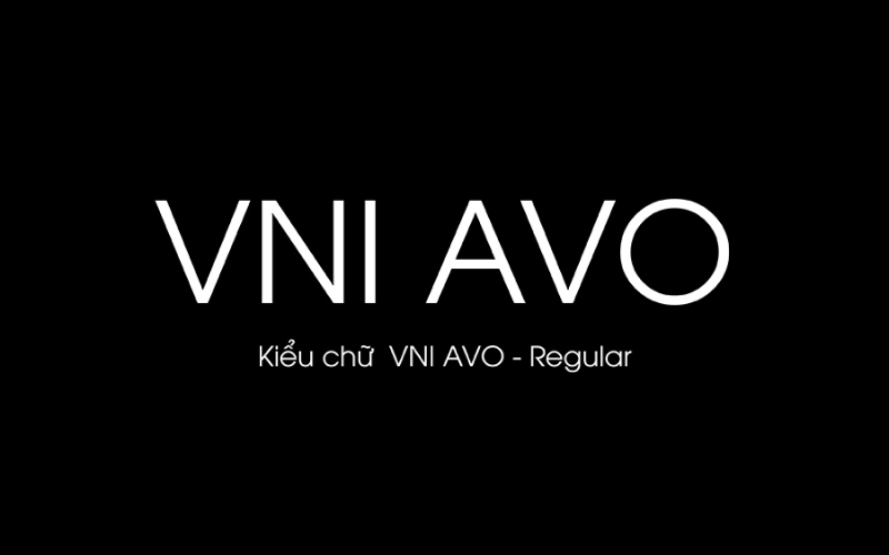 Font VNI AVO Normal