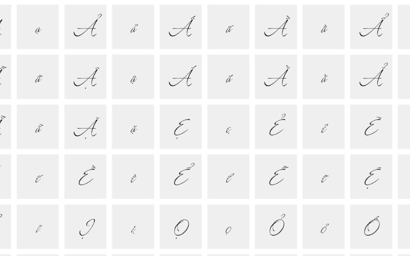Lưu ý khi sử dụng font viết tay trong thiết kế